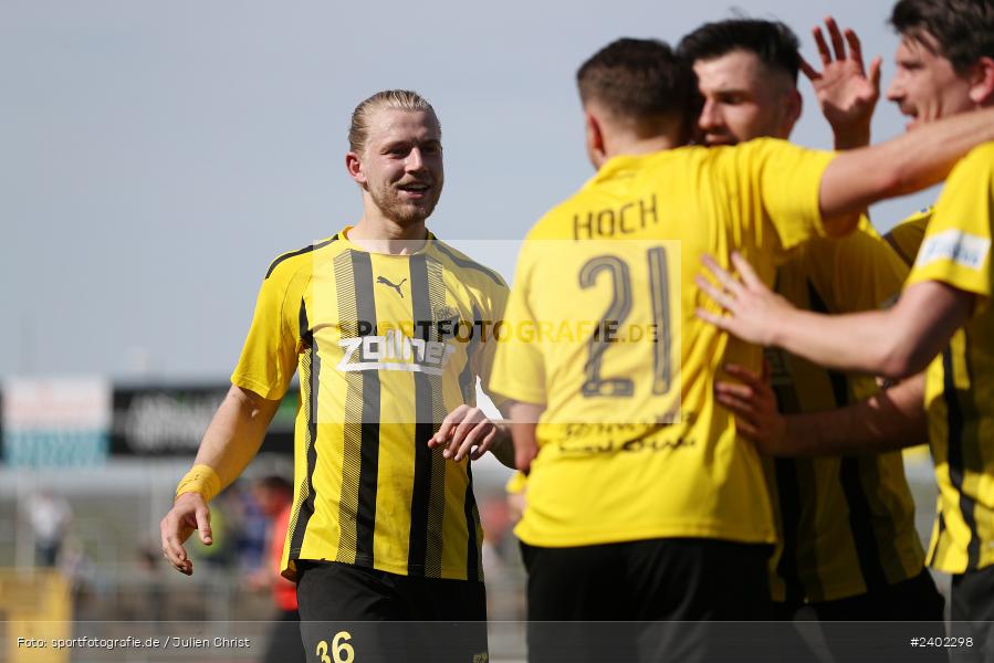 Stadion am Schönbusch, Aschaffenburg, 06.04.2024, sport, action, BFV, Fussball, April 2024, 28. Spieltag, Regionalliga Bayern, DJK, SVA, DJK Vilzing, SV Viktoria Aschaffenburg - Bild-ID: 2402298