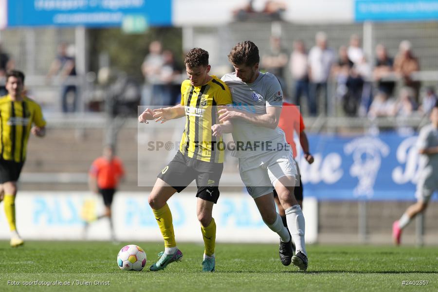 Stadion am Schönbusch, Aschaffenburg, 06.04.2024, sport, action, BFV, Fussball, April 2024, 28. Spieltag, Regionalliga Bayern, DJK, SVA, DJK Vilzing, SV Viktoria Aschaffenburg - Bild-ID: 2402357