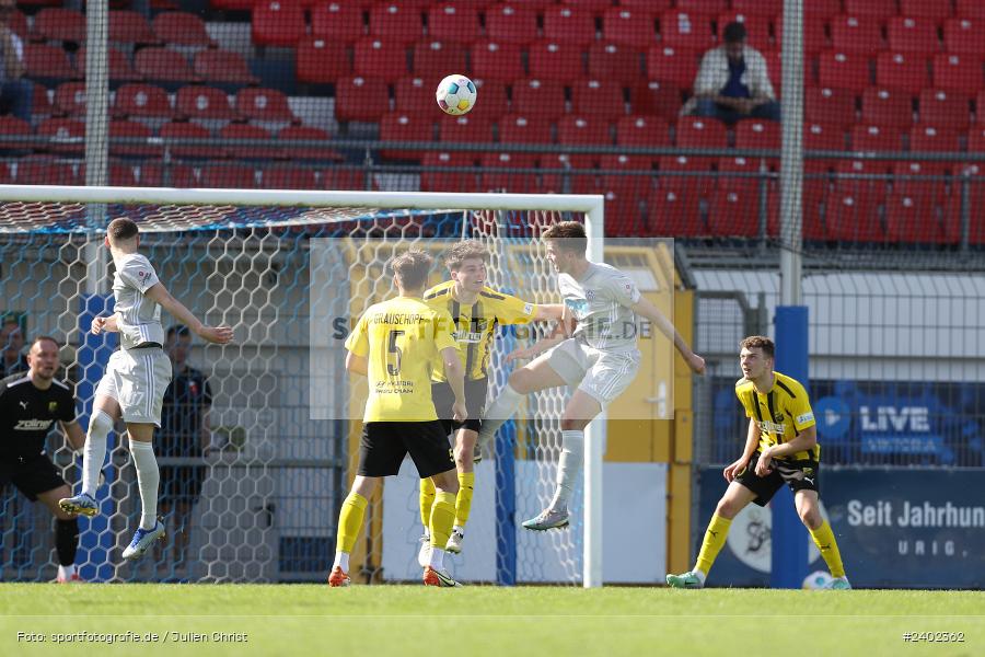 Stadion am Schönbusch, Aschaffenburg, 06.04.2024, sport, action, BFV, Fussball, April 2024, 28. Spieltag, Regionalliga Bayern, DJK, SVA, DJK Vilzing, SV Viktoria Aschaffenburg - Bild-ID: 2402362
