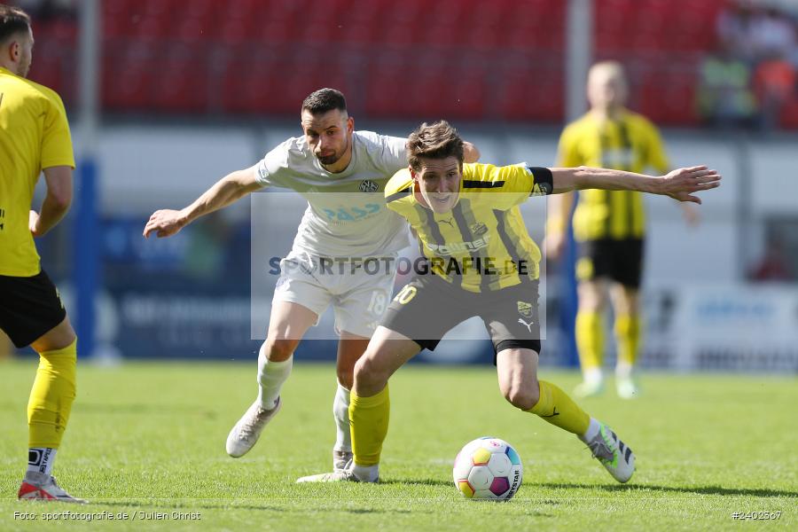 Stadion am Schönbusch, Aschaffenburg, 06.04.2024, sport, action, BFV, Fussball, April 2024, 28. Spieltag, Regionalliga Bayern, DJK, SVA, DJK Vilzing, SV Viktoria Aschaffenburg - Bild-ID: 2402367