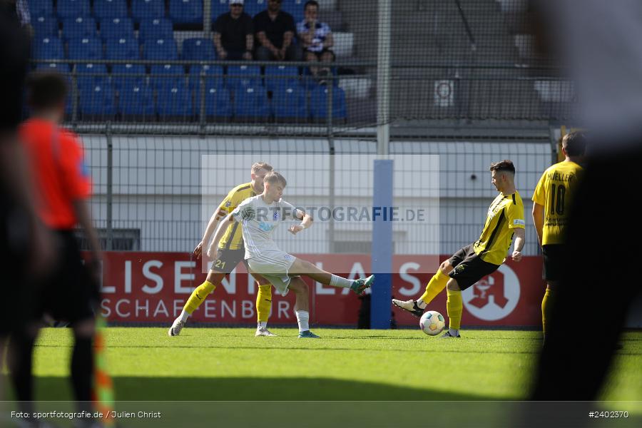 Stadion am Schönbusch, Aschaffenburg, 06.04.2024, sport, action, BFV, Fussball, April 2024, 28. Spieltag, Regionalliga Bayern, DJK, SVA, DJK Vilzing, SV Viktoria Aschaffenburg - Bild-ID: 2402370