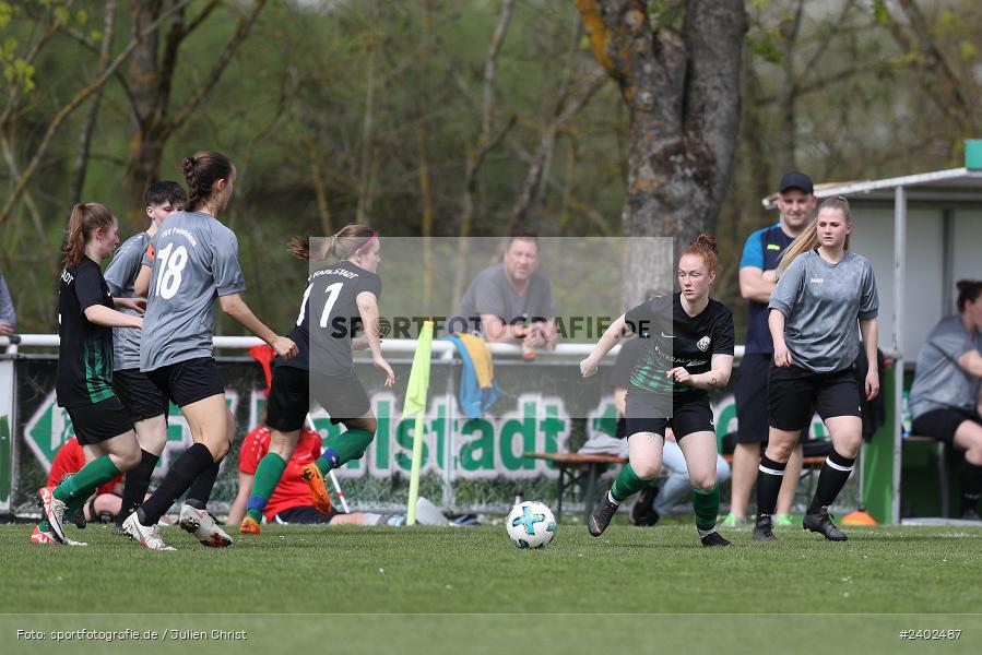 Sportgelände, Karlstadt, 07.04.2024, sport, action, BFV, Fussball, April 2024, 10. Spieltag, Frauezn BZL 01, TSV, FVK, TSV Prosselsheim, FV Karlstadt - Bild-ID: 2402487
