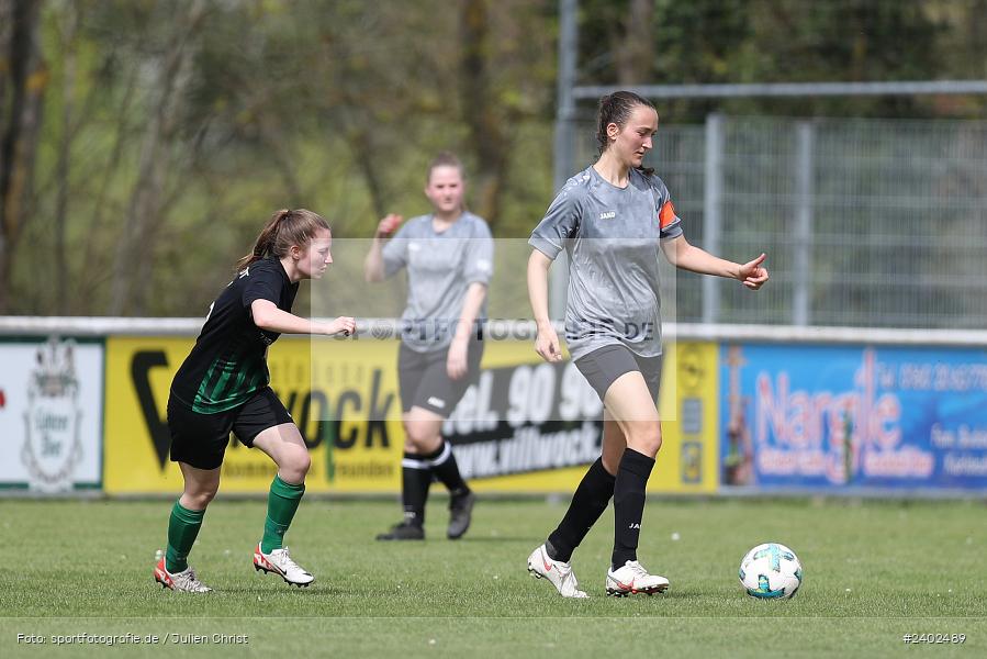 Sportgelände, Karlstadt, 07.04.2024, sport, action, BFV, Fussball, April 2024, 10. Spieltag, Frauezn BZL 01, TSV, FVK, TSV Prosselsheim, FV Karlstadt - Bild-ID: 2402489