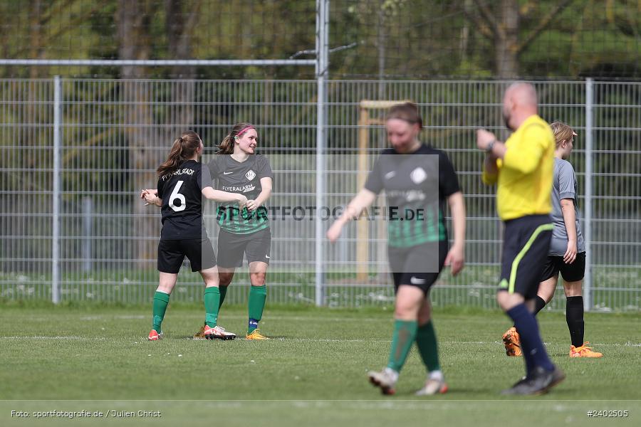 Sportgelände, Karlstadt, 07.04.2024, sport, action, BFV, Fussball, April 2024, 10. Spieltag, Frauezn BZL 01, TSV, FVK, TSV Prosselsheim, FV Karlstadt - Bild-ID: 2402505 Sportgelände, Karlstadt, 07.04.2024, sport, action, BFV, Fussball, April 2024, 10. Spieltag, Frauezn BZL 01, TSV, FVK, TSV Prosselsheim, FV Karlstadt - Bild-ID: 2402505