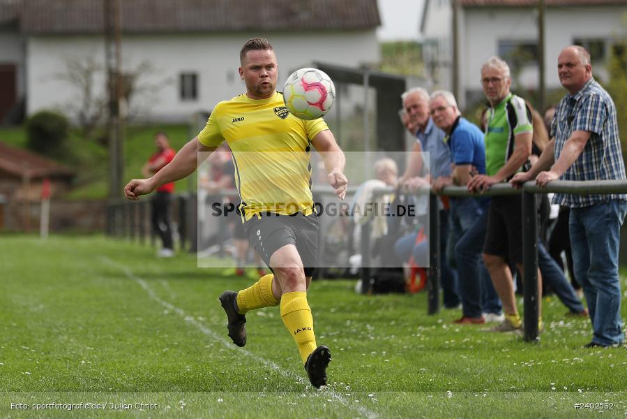 Sportgelände, Karsbach, 07.04.2024, sport, action, BFV, Fussball, April 2024, 20. Spieltag, Kreisklasse Würzburg Gr. 3, BSC, FCK, BSC Aura, (SG) FC Karsbach - Bild-ID: 2402532