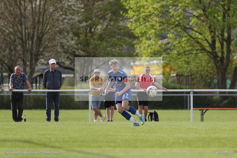 Sportgelände, Retzbach, 07.04.2024, sport, action, BFV, Fussball, April 2024, 24. Spieltag, Kreisliga Würzburg Gr. 2, WFV, SGR, Würzburger FV 04 II, SG Retzbach-Zellingen - Bild-ID: 2402540