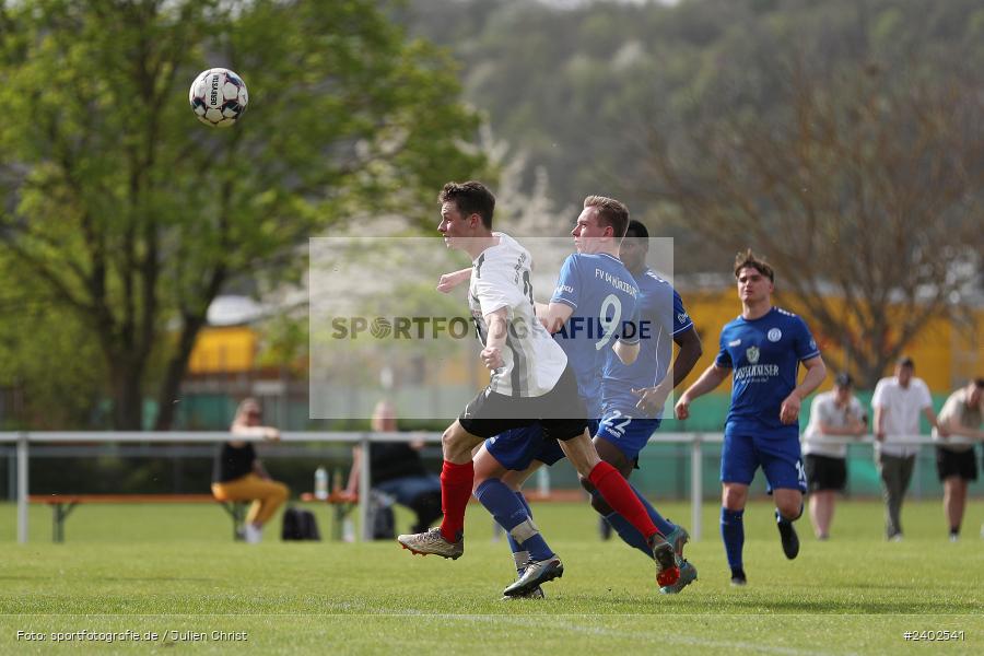 Sportgelände, Retzbach, 07.04.2024, sport, action, BFV, Fussball, April 2024, 24. Spieltag, Kreisliga Würzburg Gr. 2, WFV, SGR, Würzburger FV 04 II, SG Retzbach-Zellingen - Bild-ID: 2402541