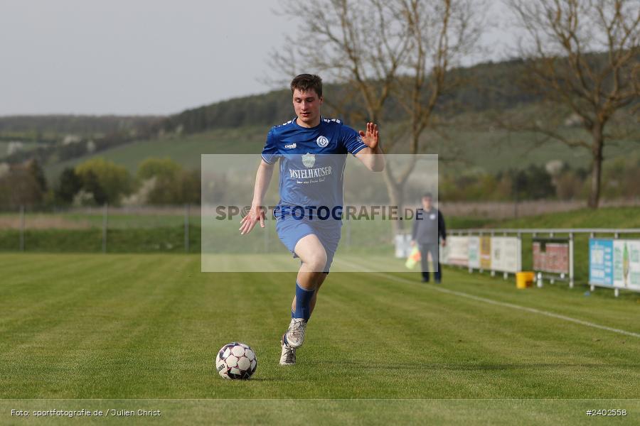 Sportgelände, Retzbach, 07.04.2024, sport, action, BFV, Fussball, April 2024, 24. Spieltag, Kreisliga Würzburg Gr. 2, WFV, SGR, Würzburger FV 04 II, SG Retzbach-Zellingen - Bild-ID: 2402558