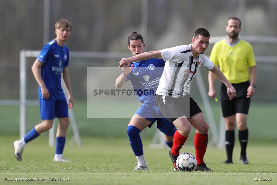 Sportgelände, Retzbach, 07.04.2024, sport, action, BFV, Fussball, April 2024, 24. Spieltag, Kreisliga Würzburg Gr. 2, WFV, SGR, Würzburger FV 04 II, SG Retzbach-Zellingen - Bild-ID: 2402602 Sportgelände, Retzbach, 07.04.2024, sport, action, BFV, Fussball, April 2024, 24. Spieltag, Kreisliga Würzburg Gr. 2, WFV, SGR, Würzburger FV 04 II, SG Retzbach-Zellingen - Bild-ID: 2402602