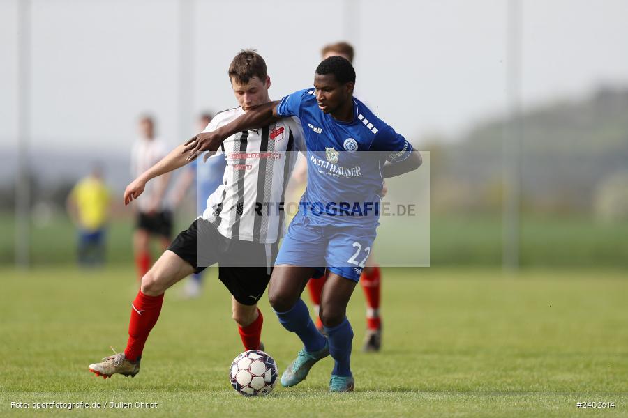 Sportgelände, Retzbach, 07.04.2024, sport, action, BFV, Fussball, April 2024, 24. Spieltag, Kreisliga Würzburg Gr. 2, WFV, SGR, Würzburger FV 04 II, SG Retzbach-Zellingen - Bild-ID: 2402614