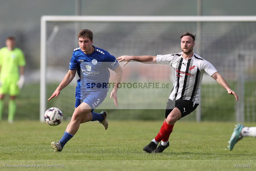 Sportgelände, Retzbach, 07.04.2024, sport, action, BFV, Fussball, April 2024, 24. Spieltag, Kreisliga Würzburg Gr. 2, WFV, SGR, Würzburger FV 04 II, SG Retzbach-Zellingen - Bild-ID: 2402623