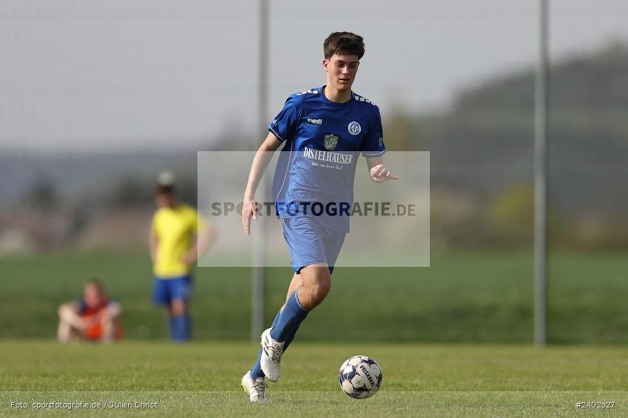 Sportgelände, Retzbach, 07.04.2024, sport, action, BFV, Fussball, April 2024, 24. Spieltag, Kreisliga Würzburg Gr. 2, WFV, SGR, Würzburger FV 04 II, SG Retzbach-Zellingen - Bild-ID: 2402627
