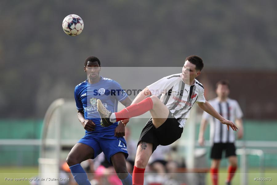 Sportgelände, Retzbach, 07.04.2024, sport, action, BFV, Fussball, April 2024, 24. Spieltag, Kreisliga Würzburg Gr. 2, WFV, SGR, Würzburger FV 04 II, SG Retzbach-Zellingen - Bild-ID: 2402670