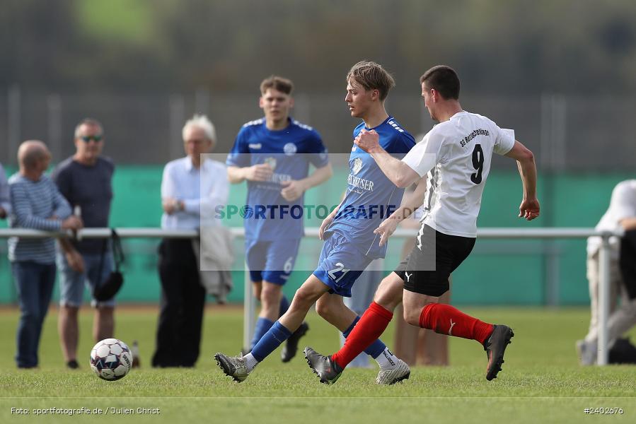 Sportgelände, Retzbach, 07.04.2024, sport, action, BFV, Fussball, April 2024, 24. Spieltag, Kreisliga Würzburg Gr. 2, WFV, SGR, Würzburger FV 04 II, SG Retzbach-Zellingen - Bild-ID: 2402676