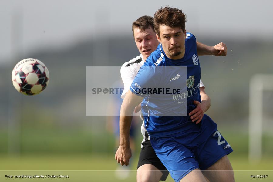 Sportgelände, Retzbach, 07.04.2024, sport, action, BFV, Fussball, April 2024, 24. Spieltag, Kreisliga Würzburg Gr. 2, WFV, SGR, Würzburger FV 04 II, SG Retzbach-Zellingen - Bild-ID: 2402687