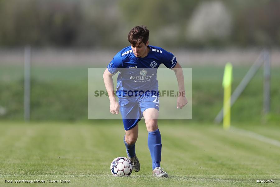Sportgelände, Retzbach, 07.04.2024, sport, action, BFV, Fussball, April 2024, 24. Spieltag, Kreisliga Würzburg Gr. 2, WFV, SGR, Würzburger FV 04 II, SG Retzbach-Zellingen - Bild-ID: 2402690