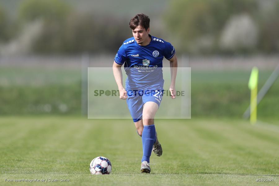 Sportgelände, Retzbach, 07.04.2024, sport, action, BFV, Fussball, April 2024, 24. Spieltag, Kreisliga Würzburg Gr. 2, WFV, SGR, Würzburger FV 04 II, SG Retzbach-Zellingen - Bild-ID: 2402691