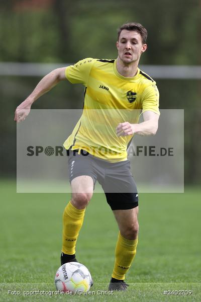 Sportgelände, Karsbach, 07.04.2024, sport, action, BFV, Fussball, April 2024, 20. Spieltag, Kreisklasse Würzburg Gr. 3, BSC, FCK, BSC Aura, (SG) FC Karsbach - Bild-ID: 2402709