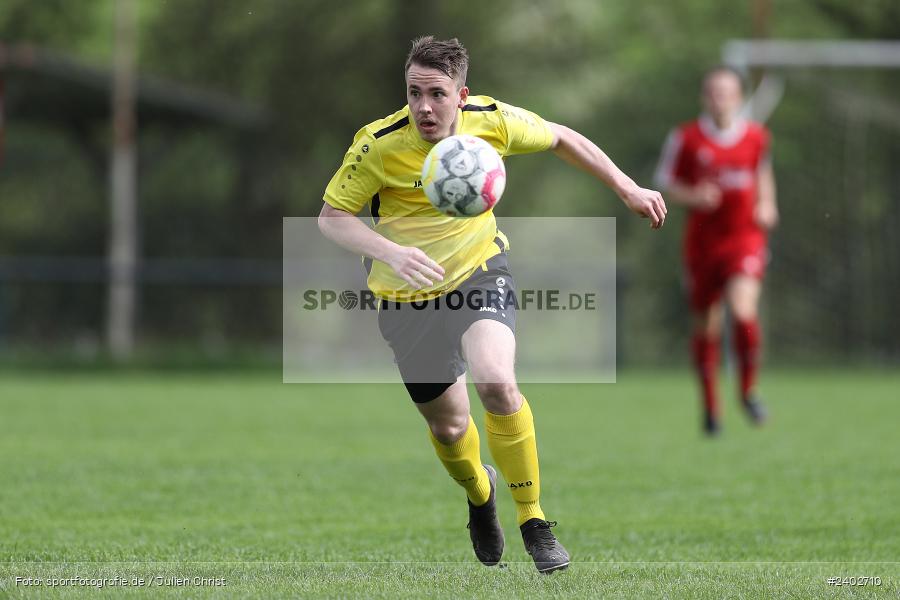 Sportgelände, Karsbach, 07.04.2024, sport, action, BFV, Fussball, April 2024, 20. Spieltag, Kreisklasse Würzburg Gr. 3, BSC, FCK, BSC Aura, (SG) FC Karsbach - Bild-ID: 2402710