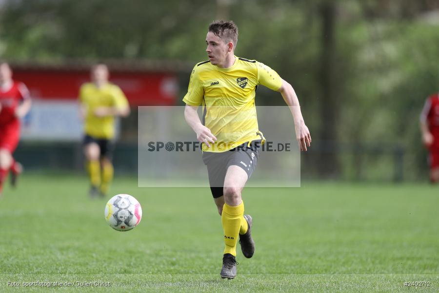 Sportgelände, Karsbach, 07.04.2024, sport, action, BFV, Fussball, April 2024, 20. Spieltag, Kreisklasse Würzburg Gr. 3, BSC, FCK, BSC Aura, (SG) FC Karsbach - Bild-ID: 2402712
