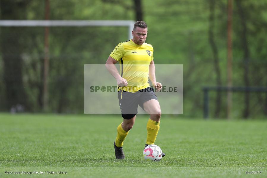 Sportgelände, Karsbach, 07.04.2024, sport, action, BFV, Fussball, April 2024, 20. Spieltag, Kreisklasse Würzburg Gr. 3, BSC, FCK, BSC Aura, (SG) FC Karsbach - Bild-ID: 2402713