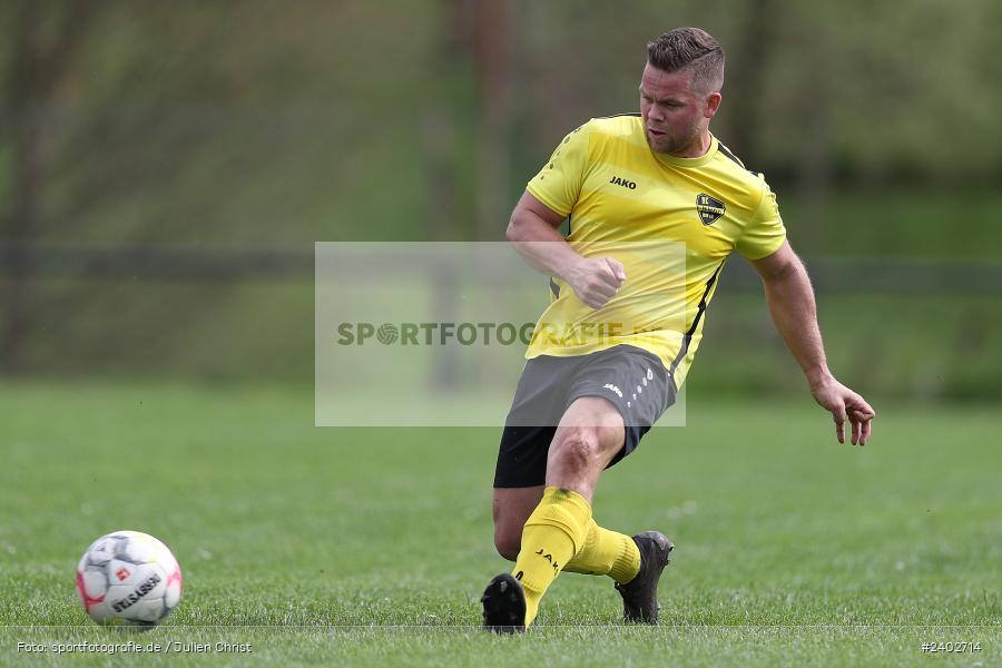Sportgelände, Karsbach, 07.04.2024, sport, action, BFV, Fussball, April 2024, 20. Spieltag, Kreisklasse Würzburg Gr. 3, BSC, FCK, BSC Aura, (SG) FC Karsbach - Bild-ID: 2402714
