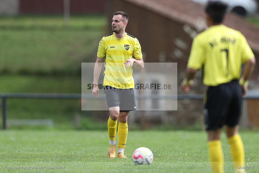 Sportgelände, Karsbach, 07.04.2024, sport, action, BFV, Fussball, April 2024, 20. Spieltag, Kreisklasse Würzburg Gr. 3, BSC, FCK, BSC Aura, (SG) FC Karsbach - Bild-ID: 2402715