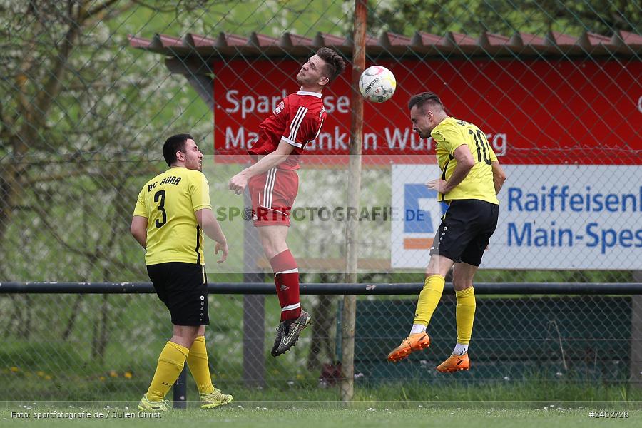 Sportgelände, Karsbach, 07.04.2024, sport, action, BFV, Fussball, April 2024, 20. Spieltag, Kreisklasse Würzburg Gr. 3, BSC, FCK, BSC Aura, (SG) FC Karsbach - Bild-ID: 2402728
