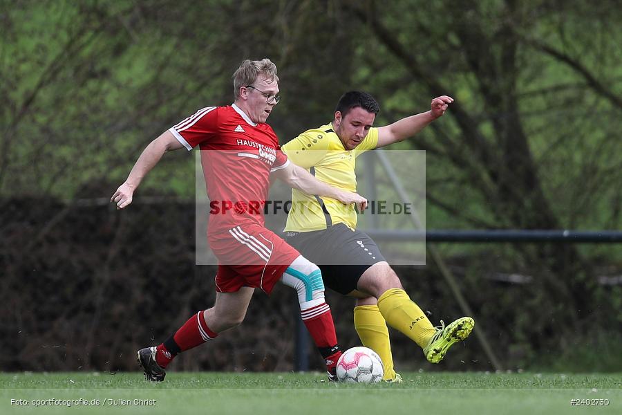 Sportgelände, Karsbach, 07.04.2024, sport, action, BFV, Fussball, April 2024, 20. Spieltag, Kreisklasse Würzburg Gr. 3, BSC, FCK, BSC Aura, (SG) FC Karsbach - Bild-ID: 2402730