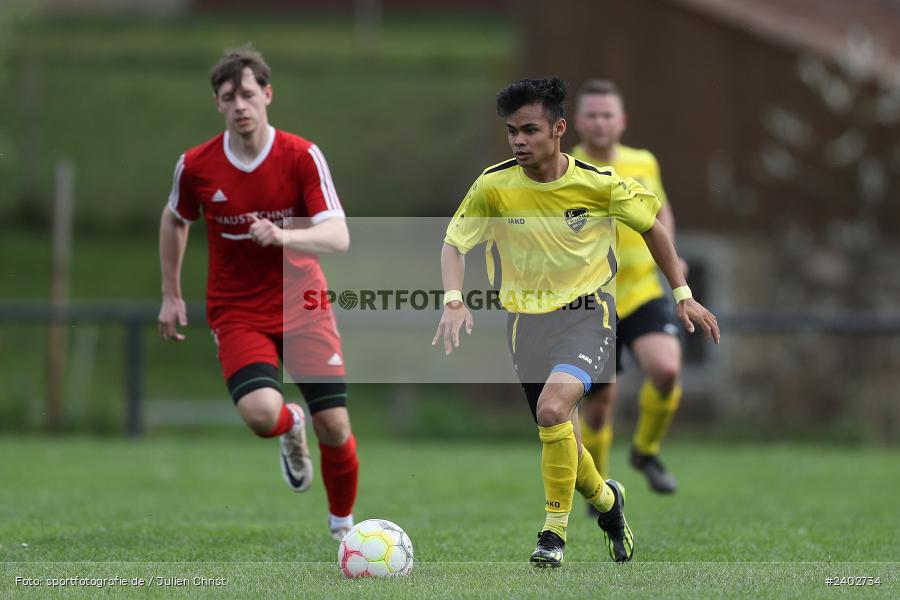 Sportgelände, Karsbach, 07.04.2024, sport, action, BFV, Fussball, April 2024, 20. Spieltag, Kreisklasse Würzburg Gr. 3, BSC, FCK, BSC Aura, (SG) FC Karsbach - Bild-ID: 2402734
