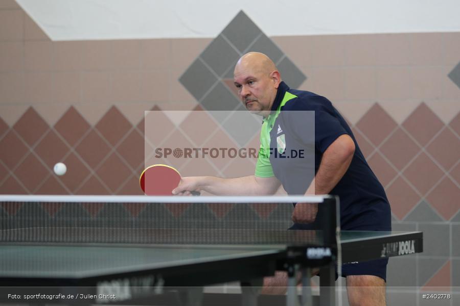 Turnhalle, Steinfeld-Hausen, 13.04.2024, sport, action, Bayerischer TTV, April 2024, Herren Bezirksklasse A Gr. 3 Main-Spessart, Tischtennis, RV Viktoria Wombach III, SV Hausen-Rohrbach - Bild-ID: 2402778 Turnhalle, Steinfeld-Hausen, 13.04.2024, sport, action, Bayerischer TTV, April 2024, Herren Bezirksklasse A Gr. 3 Main-Spessart, Tischtennis, RV Viktoria Wombach III, SV Hausen-Rohrbach - Bild-ID: 2402778