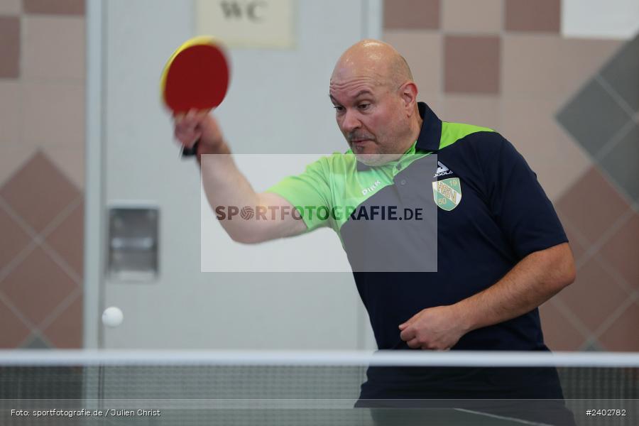 Turnhalle, Steinfeld-Hausen, 13.04.2024, sport, action, Bayerischer TTV, April 2024, Herren Bezirksklasse A Gr. 3 Main-Spessart, Tischtennis, RV Viktoria Wombach III, SV Hausen-Rohrbach - Bild-ID: 2402782 Turnhalle, Steinfeld-Hausen, 13.04.2024, sport, action, Bayerischer TTV, April 2024, Herren Bezirksklasse A Gr. 3 Main-Spessart, Tischtennis, RV Viktoria Wombach III, SV Hausen-Rohrbach - Bild-ID: 2402782