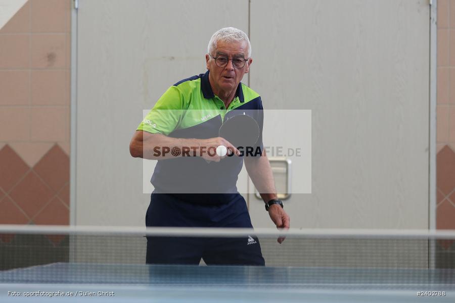 Turnhalle, Steinfeld-Hausen, 13.04.2024, sport, action, Bayerischer TTV, April 2024, Herren Bezirksklasse A Gr. 3 Main-Spessart, Tischtennis, RV Viktoria Wombach III, SV Hausen-Rohrbach - Bild-ID: 2402788 Turnhalle, Steinfeld-Hausen, 13.04.2024, sport, action, Bayerischer TTV, April 2024, Herren Bezirksklasse A Gr. 3 Main-Spessart, Tischtennis, RV Viktoria Wombach III, SV Hausen-Rohrbach - Bild-ID: 2402788