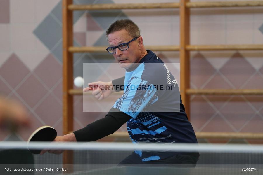 Turnhalle, Steinfeld-Hausen, 13.04.2024, sport, action, Bayerischer TTV, April 2024, Herren Bezirksklasse A Gr. 3 Main-Spessart, Tischtennis, RV Viktoria Wombach III, SV Hausen-Rohrbach - Bild-ID: 2402791 Turnhalle, Steinfeld-Hausen, 13.04.2024, sport, action, Bayerischer TTV, April 2024, Herren Bezirksklasse A Gr. 3 Main-Spessart, Tischtennis, RV Viktoria Wombach III, SV Hausen-Rohrbach - Bild-ID: 2402791