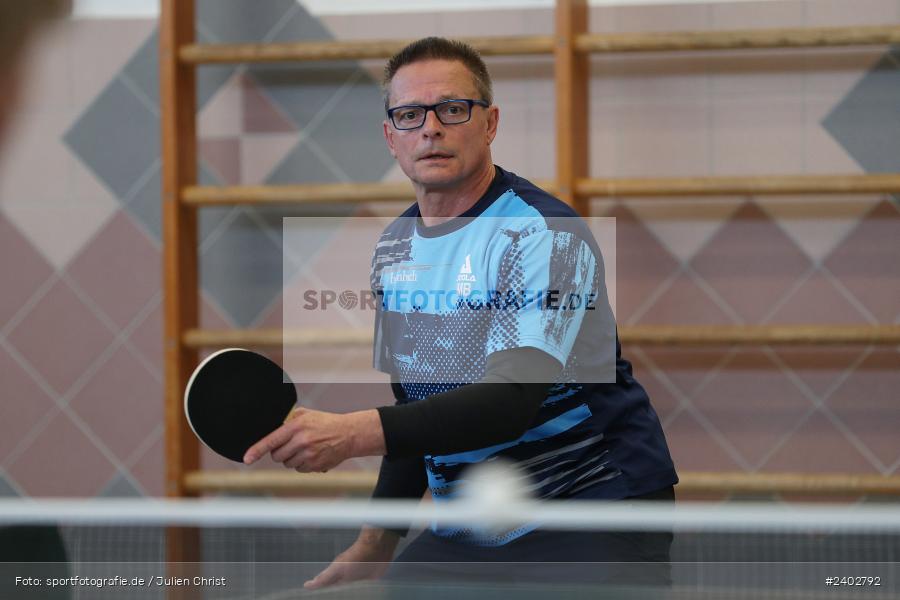 Turnhalle, Steinfeld-Hausen, 13.04.2024, sport, action, Bayerischer TTV, April 2024, Herren Bezirksklasse A Gr. 3 Main-Spessart, Tischtennis, RV Viktoria Wombach III, SV Hausen-Rohrbach - Bild-ID: 2402792 Turnhalle, Steinfeld-Hausen, 13.04.2024, sport, action, Bayerischer TTV, April 2024, Herren Bezirksklasse A Gr. 3 Main-Spessart, Tischtennis, RV Viktoria Wombach III, SV Hausen-Rohrbach - Bild-ID: 2402792