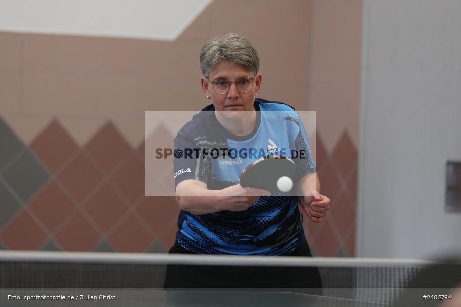 Turnhalle, Steinfeld-Hausen, 13.04.2024, sport, action, Bayerischer TTV, April 2024, Herren Bezirksklasse A Gr. 3 Main-Spessart, Tischtennis, RV Viktoria Wombach III, SV Hausen-Rohrbach - Bild-ID: 2402794 Turnhalle, Steinfeld-Hausen, 13.04.2024, sport, action, Bayerischer TTV, April 2024, Herren Bezirksklasse A Gr. 3 Main-Spessart, Tischtennis, RV Viktoria Wombach III, SV Hausen-Rohrbach - Bild-ID: 2402794