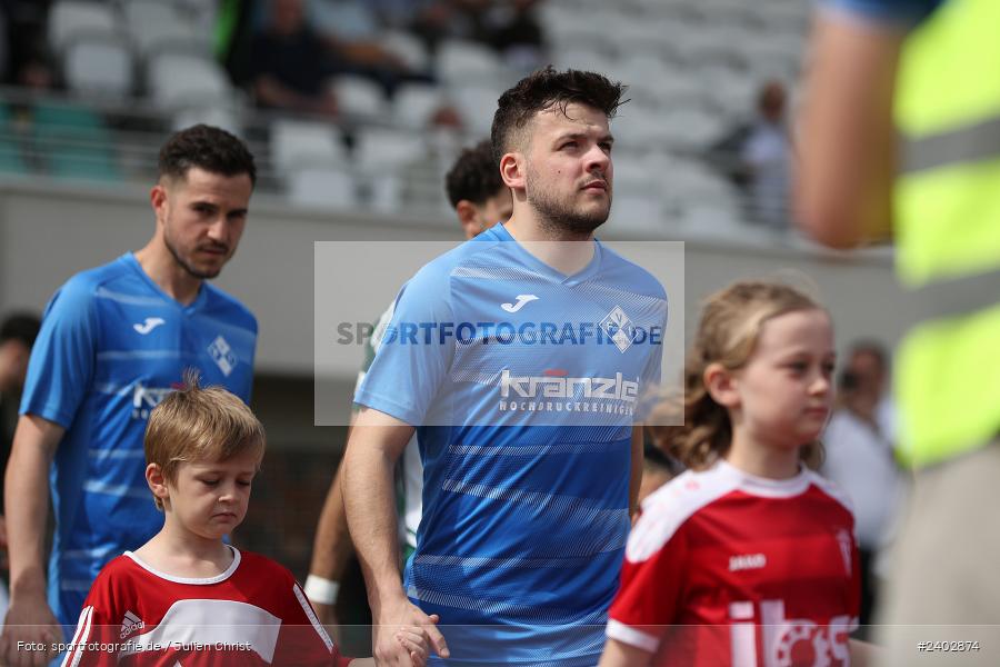 Sachs-Stadion, Schweinfurt, 13.04.2024, sport, action, BFV, Fussball, April 2024, 29. Spieltag, Regionalliga Bayern, FVI, FCS, FV Illertissen, 1. FC Schweinfurt 1905 - Bild-ID: 2402874