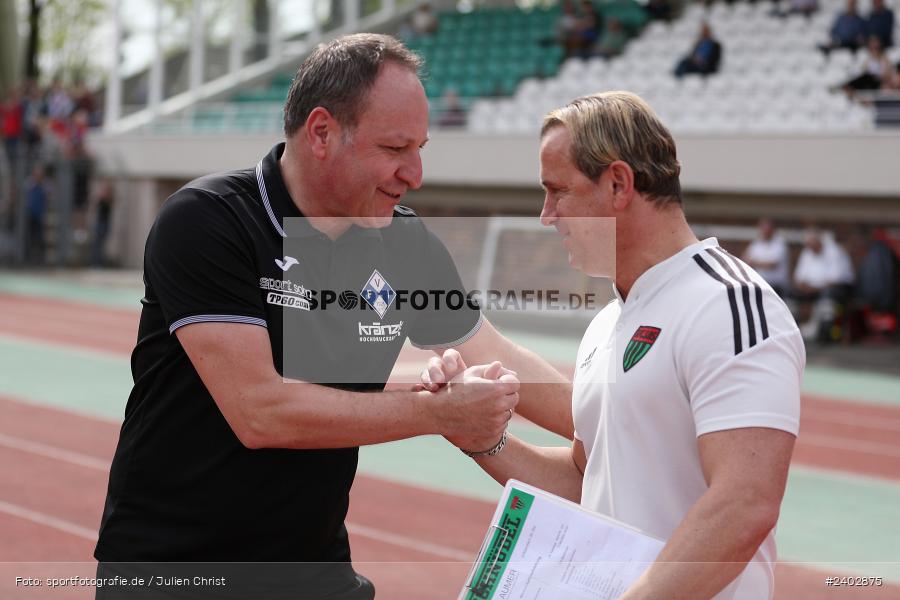 Sachs-Stadion, Schweinfurt, 13.04.2024, sport, action, BFV, Fussball, April 2024, 29. Spieltag, Regionalliga Bayern, FVI, FCS, FV Illertissen, 1. FC Schweinfurt 1905 - Bild-ID: 2402875