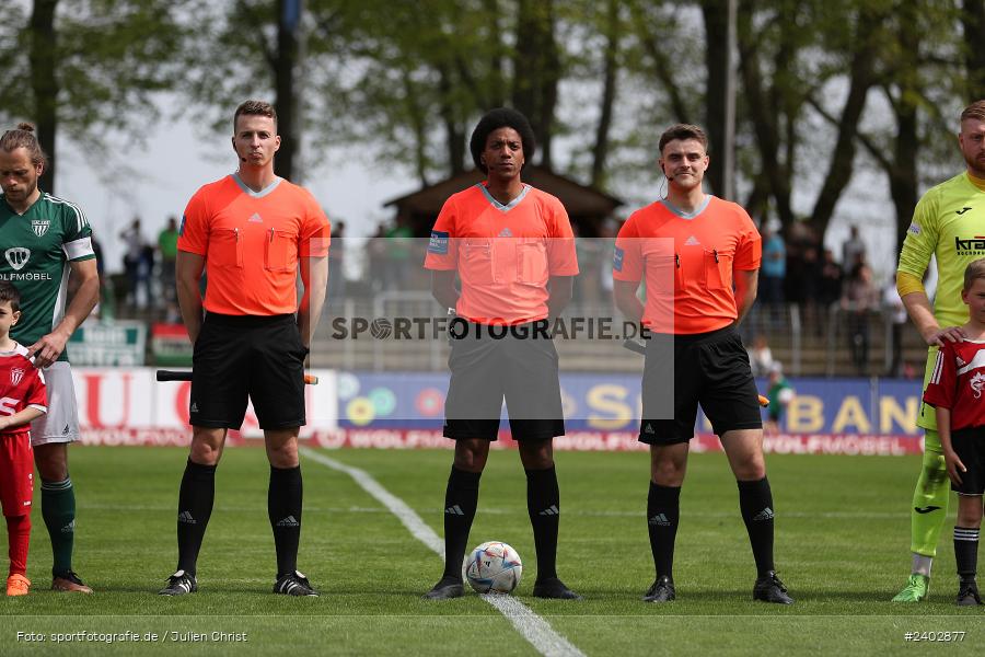 Sachs-Stadion, Schweinfurt, 13.04.2024, sport, action, BFV, Fussball, April 2024, 29. Spieltag, Regionalliga Bayern, FVI, FCS, FV Illertissen, 1. FC Schweinfurt 1905 - Bild-ID: 2402877