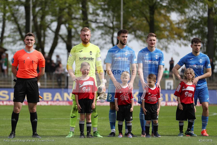 Sachs-Stadion, Schweinfurt, 13.04.2024, sport, action, BFV, Fussball, April 2024, 29. Spieltag, Regionalliga Bayern, FVI, FCS, FV Illertissen, 1. FC Schweinfurt 1905 - Bild-ID: 2402878