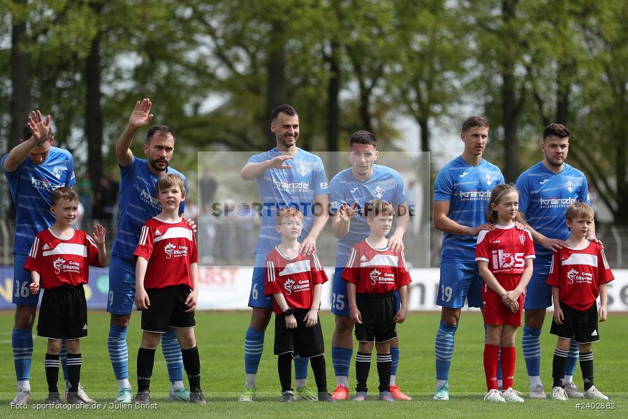 Sachs-Stadion, Schweinfurt, 13.04.2024, sport, action, BFV, Fussball, April 2024, 29. Spieltag, Regionalliga Bayern, FVI, FCS, FV Illertissen, 1. FC Schweinfurt 1905 - Bild-ID: 2402882