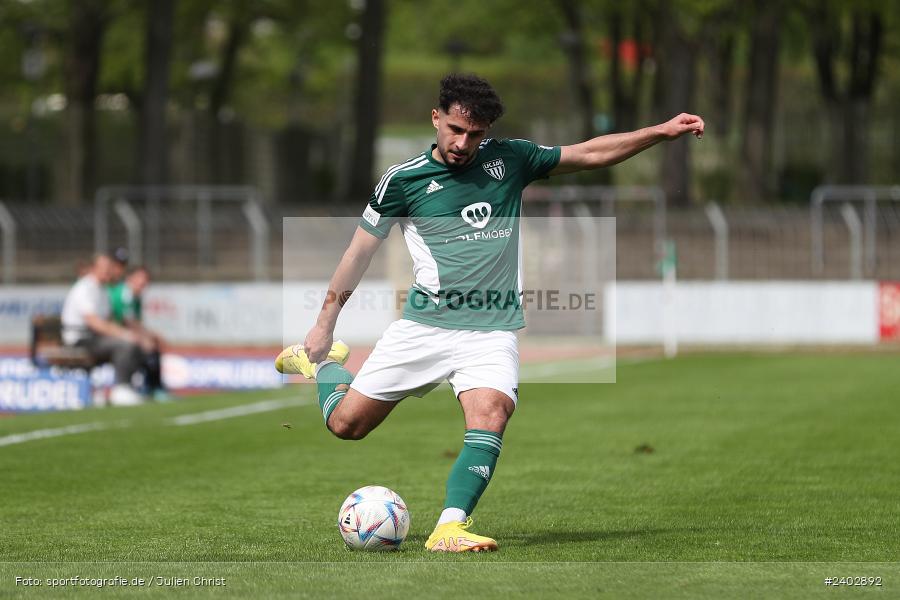 Sachs-Stadion, Schweinfurt, 13.04.2024, sport, action, BFV, Fussball, April 2024, 29. Spieltag, Regionalliga Bayern, FVI, FCS, FV Illertissen, 1. FC Schweinfurt 1905 - Bild-ID: 2402892
