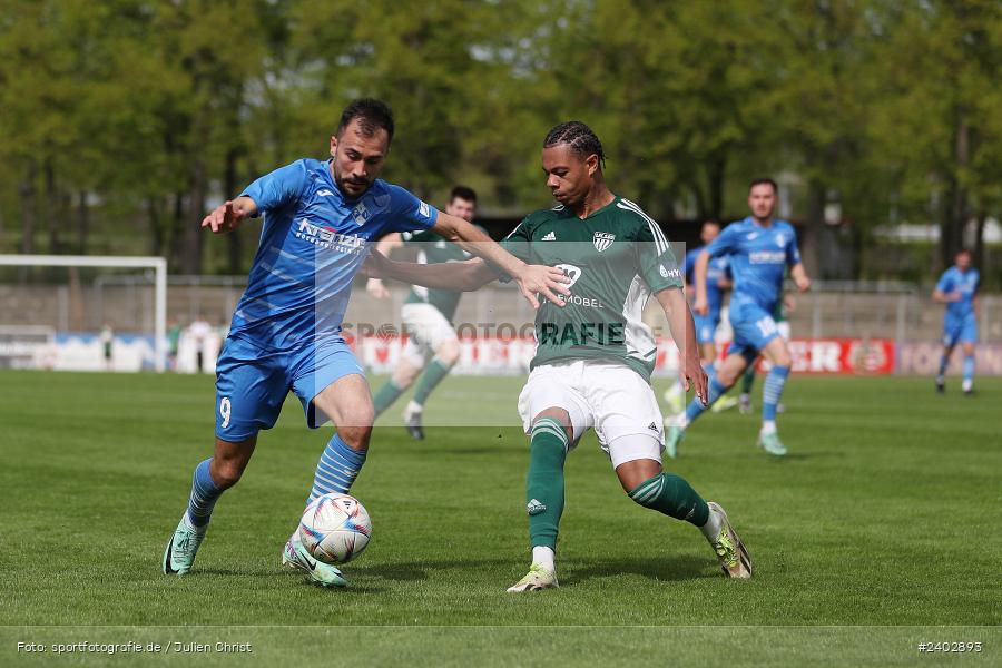 Sachs-Stadion, Schweinfurt, 13.04.2024, sport, action, BFV, Fussball, April 2024, 29. Spieltag, Regionalliga Bayern, FVI, FCS, FV Illertissen, 1. FC Schweinfurt 1905 - Bild-ID: 2402893