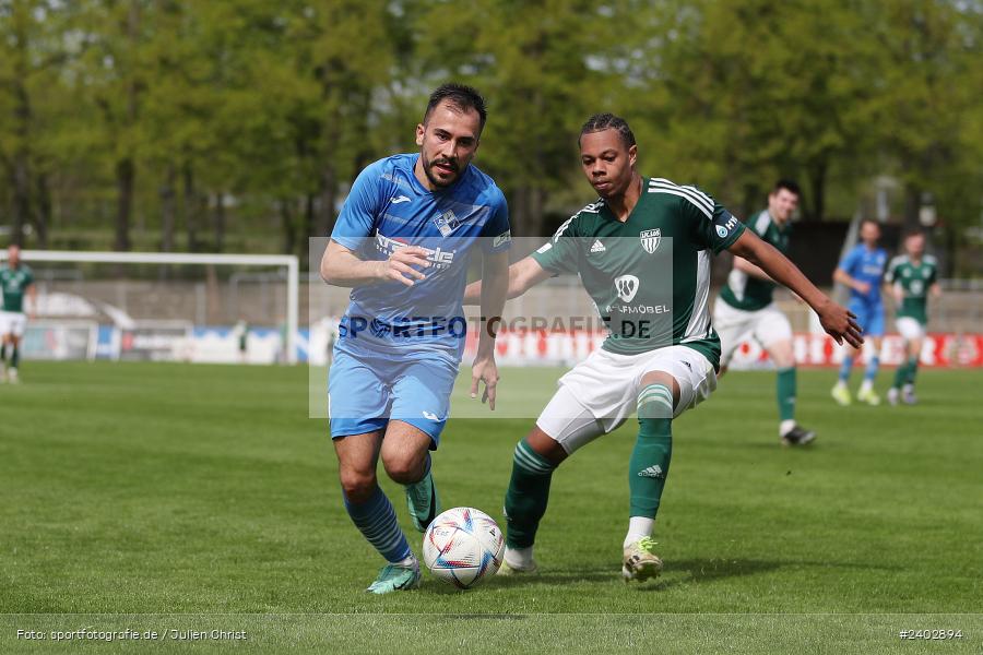 Sachs-Stadion, Schweinfurt, 13.04.2024, sport, action, BFV, Fussball, April 2024, 29. Spieltag, Regionalliga Bayern, FVI, FCS, FV Illertissen, 1. FC Schweinfurt 1905 - Bild-ID: 2402894