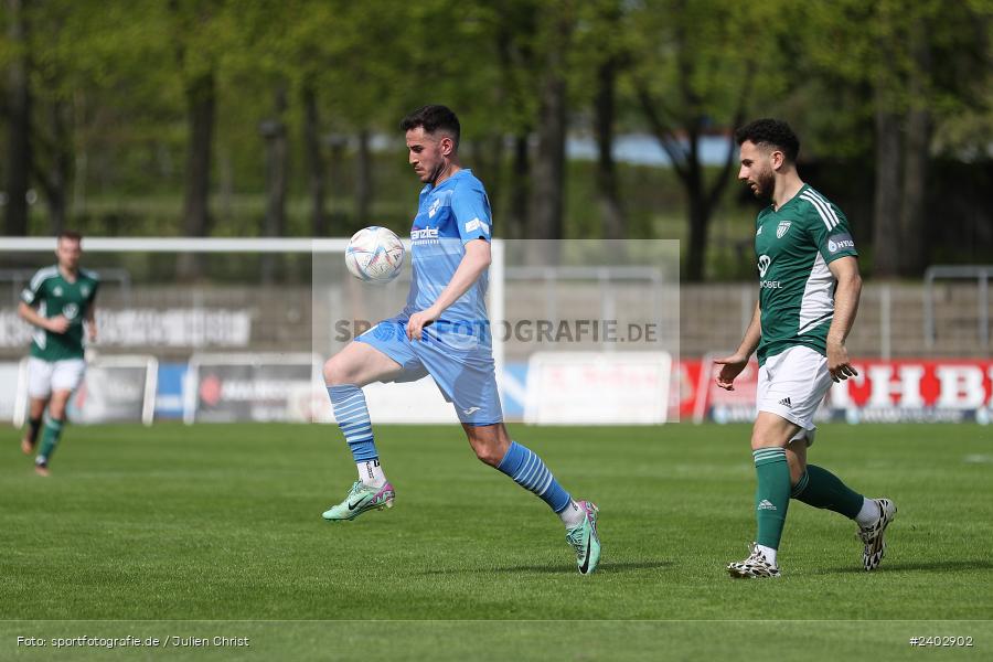 Sachs-Stadion, Schweinfurt, 13.04.2024, sport, action, BFV, Fussball, April 2024, 29. Spieltag, Regionalliga Bayern, FVI, FCS, FV Illertissen, 1. FC Schweinfurt 1905 - Bild-ID: 2402902