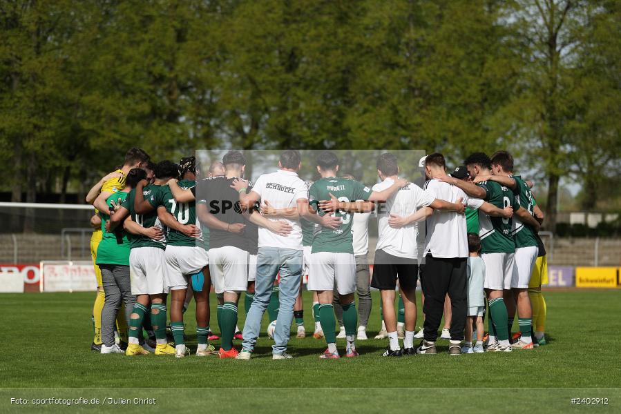 Sachs-Stadion, Schweinfurt, 13.04.2024, sport, action, BFV, Fussball, April 2024, 29. Spieltag, Regionalliga Bayern, FVI, FCS, FV Illertissen, 1. FC Schweinfurt 1905 - Bild-ID: 2402912
