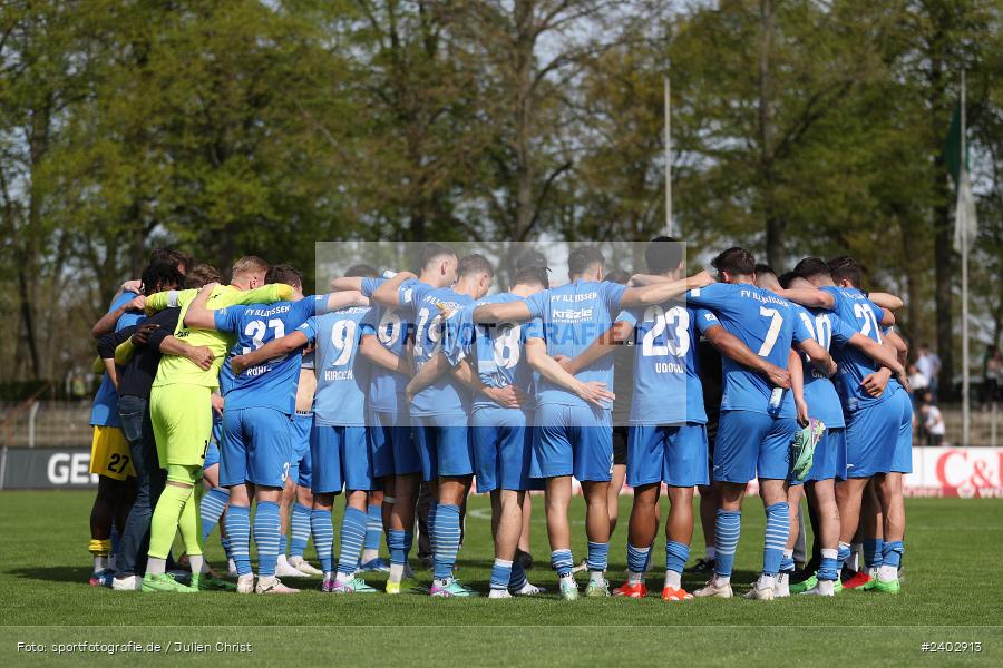 Sachs-Stadion, Schweinfurt, 13.04.2024, sport, action, BFV, Fussball, April 2024, 29. Spieltag, Regionalliga Bayern, FVI, FCS, FV Illertissen, 1. FC Schweinfurt 1905 - Bild-ID: 2402913