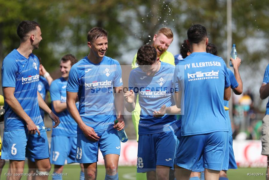 Sachs-Stadion, Schweinfurt, 13.04.2024, sport, action, BFV, Fussball, April 2024, 29. Spieltag, Regionalliga Bayern, FVI, FCS, FV Illertissen, 1. FC Schweinfurt 1905 - Bild-ID: 2402914