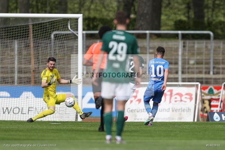 action, Sport, Schweinfurt, Sachs-Stadion, Regionalliga Bayern, Fussball, FVI, FV Illertissen, FCS, BFV, April 2024, 29. Spieltag, 13.04.2024, 1. FC Schweinfurt 1905 - Bild-ID: 2402935