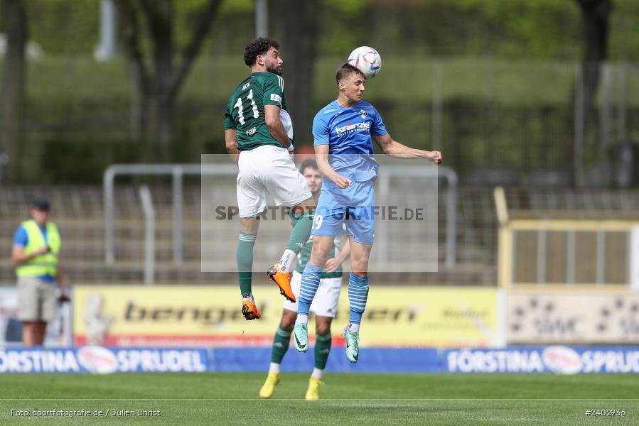 action, Sport, Schweinfurt, Sachs-Stadion, Regionalliga Bayern, Fussball, FVI, FV Illertissen, FCS, BFV, April 2024, 29. Spieltag, 13.04.2024, 1. FC Schweinfurt 1905 - Bild-ID: 2402936